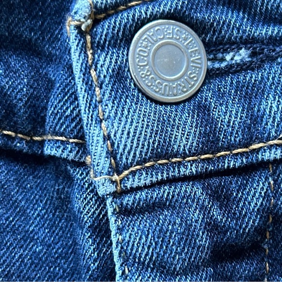 Levi’s Men’s 505 Regular Fit Straight Leg Blue Jeans 40x32 - Picture 6 of 6